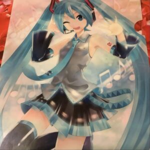 Voc Loid Hatsune Miku Clear File Kei F/S-M501 from japan Rare  Good condition