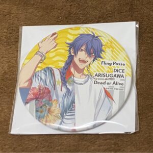 Hypnotic Flingposse Arisugawa Teito Can Badge F/S-M501 from japan Rare  Good con