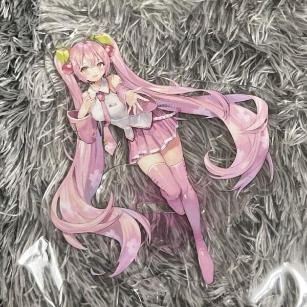 Sakura Miku Lottery Acrylic Stand F/S-M501 from japan Rare  Good condition