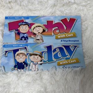 Immediate Or Next Day Cast Introduction Booklet Today Tokyo Disneyland Sea F/S-M