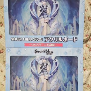Snow Miku 2025 Acrylic Board Gigo Limited Hatsune Set Of 2 F/S-M501 from japan R