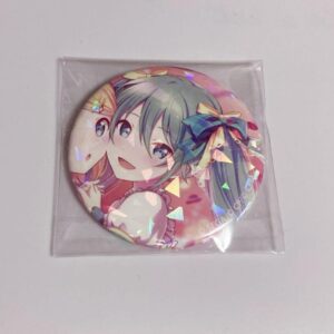 Project Seka Hatsune Miku Hologram Can Badge F/S-M501 from japan Rare  Good cond