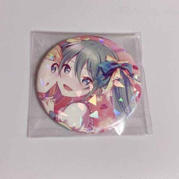 Project Seka Hatsune Miku Hologram Can Badge F/S-M501 from japan Rare  Good cond