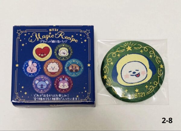 Bt21 Magic Recipe Blind Can Badge Chimmy F/S-M501 from japan Rare  Good conditio