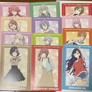 Project Seka Animate Bonus Postcards Set Of 18 F/S-M501 from japan Rare  Good co