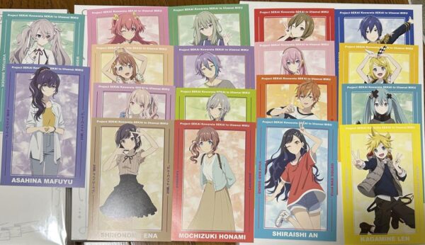 Project Seka Animate Bonus Postcards Set Of 18 F/S-M501 from japan Rare  Good co