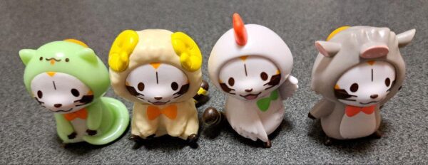 Cocos Rascal Magnet Zodiac Set Of 4 F/S-M501 from japan Rare  Good condition