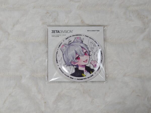 Zeta Division Personality 5Th Can Badge Kazuneko F/S-M501 from japan Rare  Good