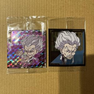 Hunter X Wafer Seal Xeno 2 Pieces Holo F/S-M501 from japan Rare  Good condition