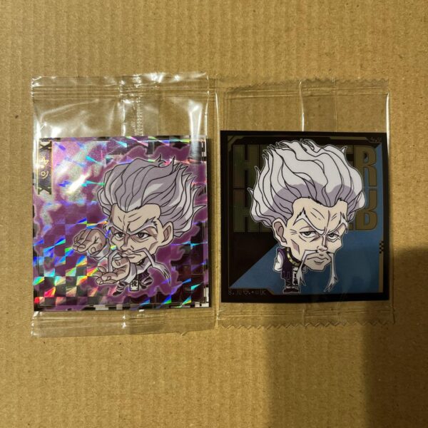 Hunter X Wafer Seal Xeno 2 Pieces Holo F/S-M501 from japan Rare  Good condition