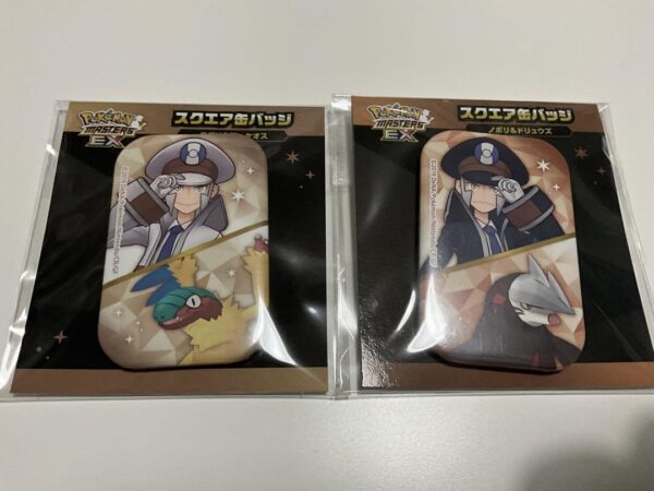 Pokemon Masters Ex Nobori Kudari Subway Master Square Can Badge F/S-M501 from ja