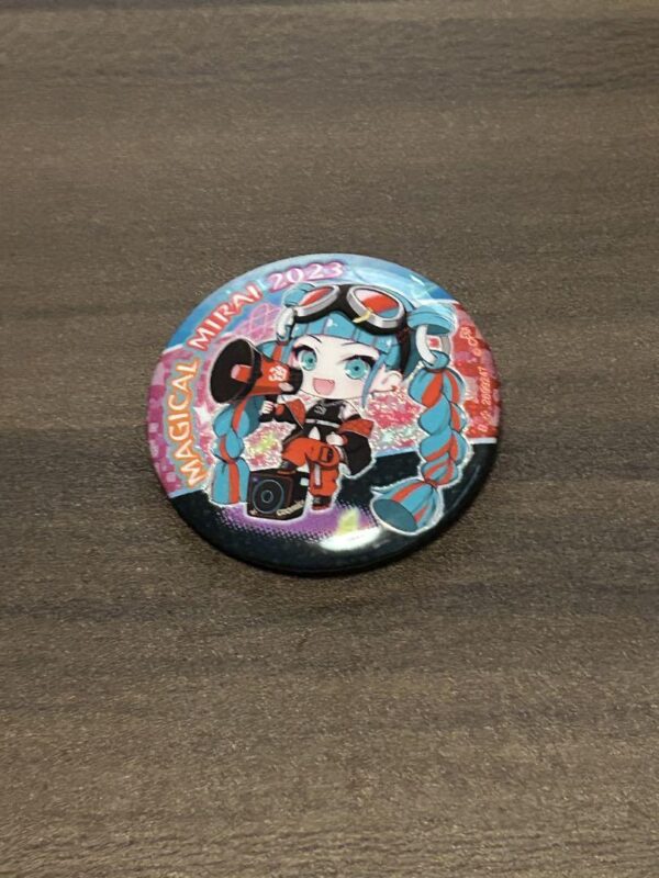 Magical Mirai 2023 Hatsune Miku Can Badge F/S-M501 from japan Rare  Good conditi