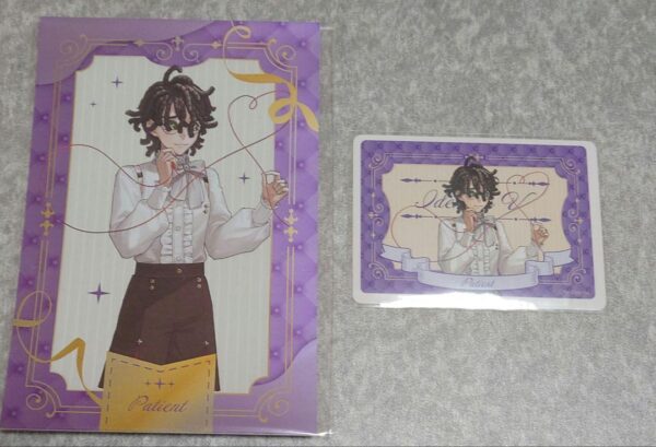 Personality V The Character Patient Paper Goods Set F/S-M501 from japan Rare  Go