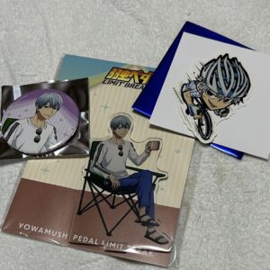 Yowamushi Pedal E-Diner Acrylic Stand Can Badge Hakone Gakuen Kuroda Yukinari F/