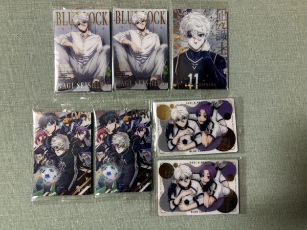 Blue Rock Wafer Card Nagi Seishiro Mikage Reo F/S-M501 from japan Rare  Good con