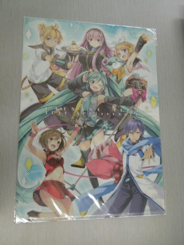 Hatsune Miku Clear File Vocaloid F/S-M501 from japan Rare  Good condition