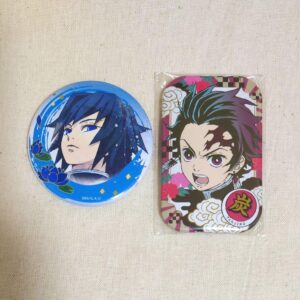 Demon Slayer: Kimetsu No Yaiba Kamado Tanjiro Tomioka Giyu Can Badge F/S-M501 fr
