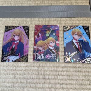 Favorite Girl Metallic Postcard Hoshino Ruby Aqua F/S-M501 from japan Rare  Good