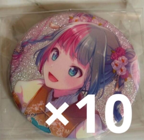 Hatsune Miku Leoni Project Seka Glitter Can Badge 8 B Carafes F/S-M501 from japa