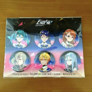 Project Sekai Colorful Live 3Rd Evolve Can Badge Set F/S-M501 from japan Rare  G
