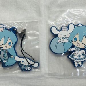Hatsune Miku Cinnamon Cinnamoroll Cinamiku Rubber Strap Rubust F/S-M501 from jap