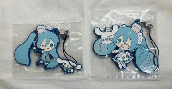 Hatsune Miku Cinnamon Cinnamoroll Cinamiku Rubber Strap Rubust F/S-M501 from jap