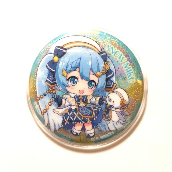 Snow Miku Assortment 2021 Hatsune Can Badge F/S-M501 from japan Rare  Good condi