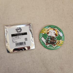 Rascal Demon Slayer Tanjiro Can Badge F/S-M501 from japan Rare  Good condition