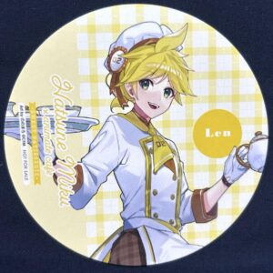 Kagamine Ren Magical Mirai 2024 Animate Cafe Bonus Coaster F/S-M501 from japan R