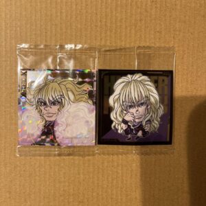 Hunter X Wafer Seal Silver 2 Pieces Holo F/S-M501 from japan Rare  Good conditio