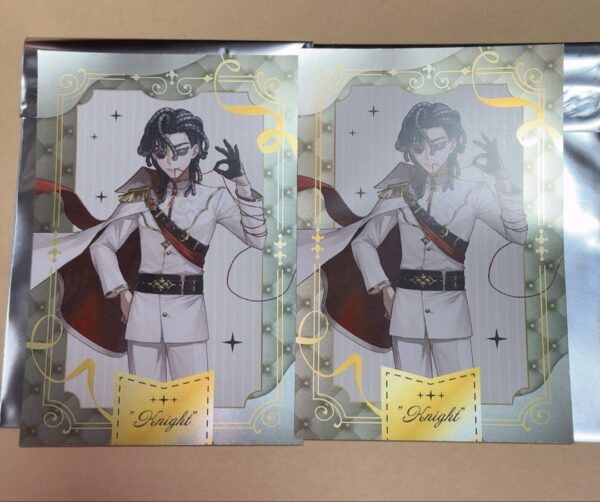Personality 5: The Character Cafe Foil-Stamped Postcard Knight F/S-M501 from jap