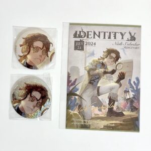 Personality 5 Character Day Birthday Can Badge Postcard Mercenary F/S-M501 from