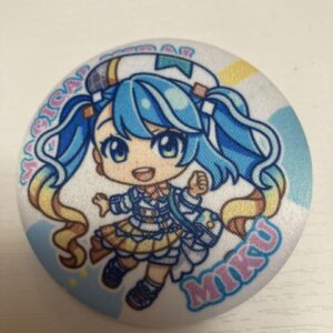 Hatsune Miku Magical Mirai Majimira 2024 Play And Cloth Can Badge F/S-M501 from