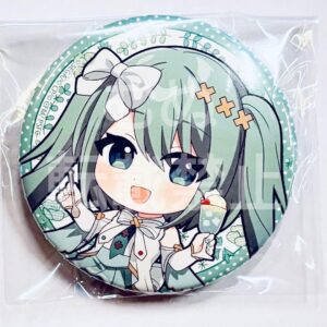 Project Sekai Tower Records Cafe Mini Character Can Badge Miku F/S-M501 from jap