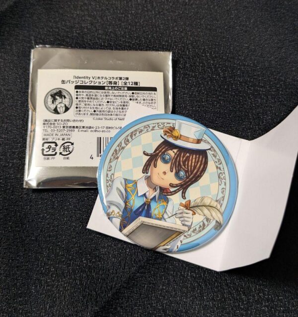 Personality 5 Hotel Collaboration Can Badge Painter F/S-M501 from japan Rare  Go
