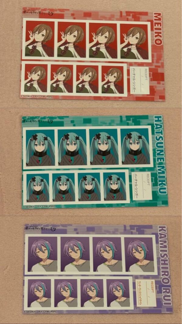 Project Seka Id Photo Meiko Hatsune Miku Godly F/S-M501 from japan Rare  Good co