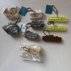 Gacha Glitter Instrument, Horn, Trumpet, Flute F/S-M503 from japan Rare  Good co