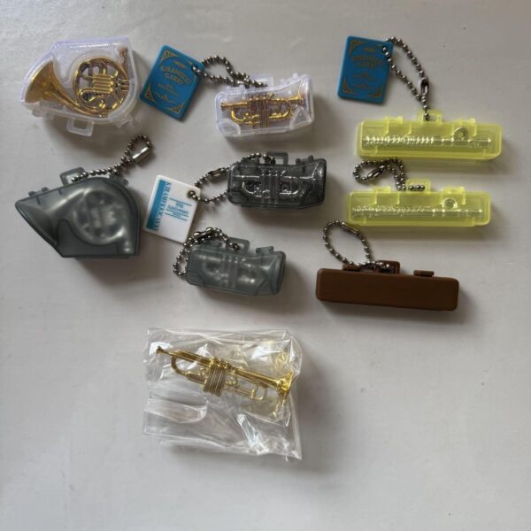 Gacha Glitter Instrument, Horn, Trumpet, Flute F/S-M503 from japan Rare  Good co