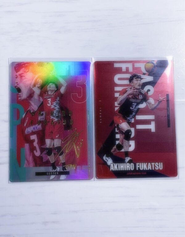 Men'S Volleyball Wafers Fukatsu Asahihiro F/S-M501 from japan Rare  Good conditi