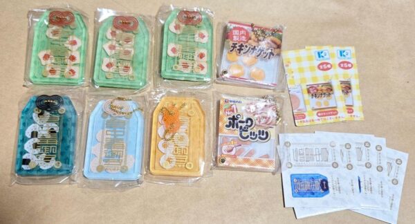 Shaka Acrylic Charm Set Food Poisoning Amulet Ito Ham Gacha F/S-M503 from japan