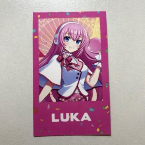Megurine Luka Yomiuri Land Mini Illustration Card F/S-M501 from japan Rare  Good