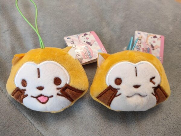 Set Of 2 Tags Rascal Plush Toy F/S-M501 from japan Rare  Good condition