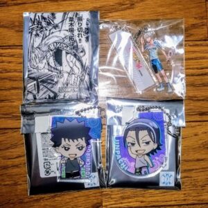 4-Piece Set Super Yowamushi Pedal Exhibition 1000 Yen Lottery Kuroda Yukinari Ha