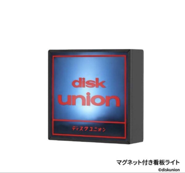 Disc Union Goods Collection Magnet Sign Light Gacha F/S-M503 from japan Rare  Go