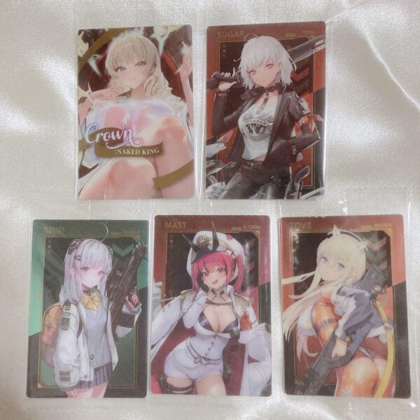 Nikke Wafer, 5-Piece Set F/S-M501 from japan Rare  Good condition