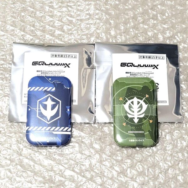 Mobile Suit Gundam Gquuuuuux Zeke Axe Pop-Up Badge Federation Army Zion F/S-M503