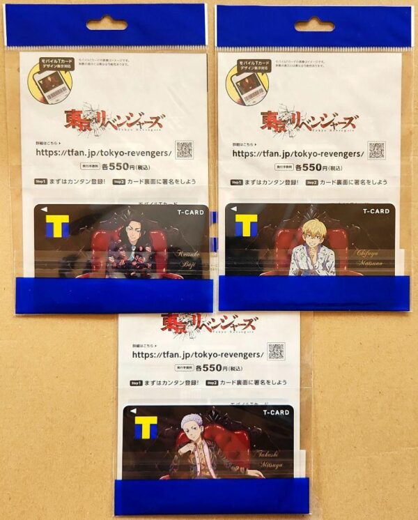 T Point Card Tokyo Revengers Bachi Keisuke Matsuno Chifuyu Mitsutani Takashi F/S