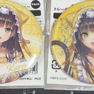 Heaven Burns Red Gigo Asakura Karen Can Badge 2 Types Hebban F/S-M501 from japan