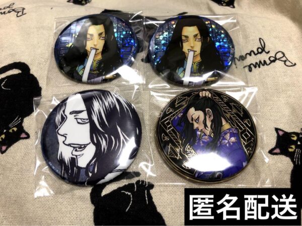 Tokyo Revengers Tolibe, Bachi Keisuke Can Badge Original Art Exhibition Set Of 4