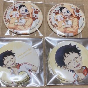Yowamushi Pedal Onoda Sakamichi Can Badge Set F/S-M501 from japan Rare  Good con